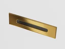 Ванна акрилова окремостояча Corsan Salna 170x72 + злив-перелив gold E026XLGL Золотий - мініатюра 5