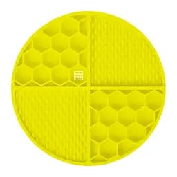 Килимок для злизування і повільного харчування Waudog Silicone 211х211х30 мм жовтий - мініатюра 3