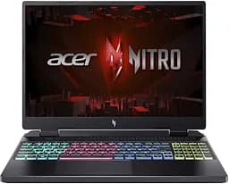 Ноутбук Acer Nitro 16 AN16-51 16' WUXGA IPS, Intel i7-13700H, 32GB, F1TB, NVD4050-6, Lin, черный (NH.QJMEU.007)