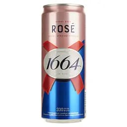 Уцінка. Пиво Kronenbourg 1664 Rose Edition пшеничне 4.5% 0.33 л з/б 