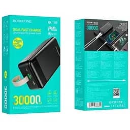 УМБ Borofone Incredible power bank BJ19B 30000mAh 20W чорна - мініатюра 2