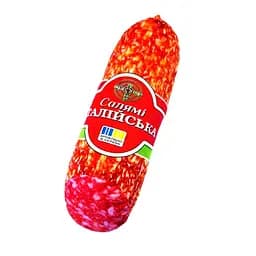 Дитяча м'яка іграшка "Ковбаса Салямі" Сувенір-Декор KOV-S-1, 48 см