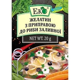 Приправа Еко желатин до заливної риби 20 г (1473)