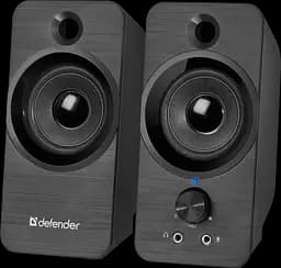 Колонки Defender SPK - 190 Black 8 Вт 3.5 мм 2.0 живлення від USB, регулятор гучності, роз'єм для навушників та мікрофона (65190)