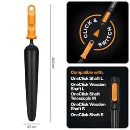 Совок для бур'янів Fiskars OneClick 19 см (1080694) - мініатюра 3