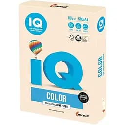 Папір Mondi IQ color А4 pastel, 80g 500sheets, Creamy (CR20/A4/80/IQ)