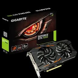 Видеокарта GeForce GTX 1050 2GB Gigabyte WindForce OC (GV-N1050WF2OC-2GD) Б/У