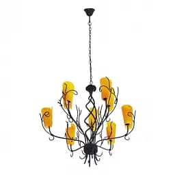 Люстра підвісна Brille кантрі E27 60W BK (BKL-223S/9)