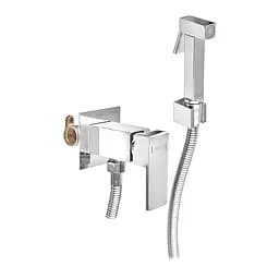 Гігієнічний душ прихованого монтажу Haiba Kubus 002 HB3950, Хром