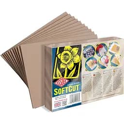 Набір блоків для гравюри Essdee Softcut Carving Blocks 3.0/SC3 200х150х3 мм 10 шт. - мініатюра 3