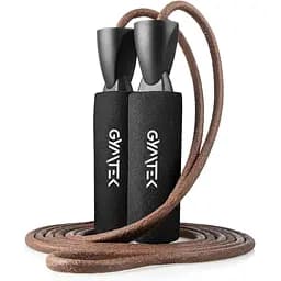 Скакалка Gymtek кожаная с подшипниками 2.75 м