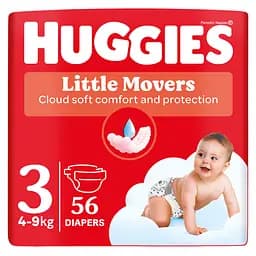 Подгузники Huggies Little Movers 3 (4-9 кг) 56 шт.