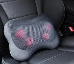 Масажна подушка NAIPO Back and Neck (Ultra-soft Plush Fabric) для спини та шиї з підігрівом та додатковою функцією масажу Шиатцу - мініатюра 4