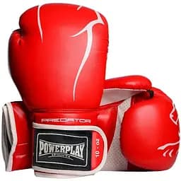 Рукавиці боксерські Power Play PP 3018, Red - 10 унцій