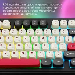 Клавіатура Ajazz AF98 PLUS Black Shark Red (AF98-PLUS-BSR) - мініатюра 9