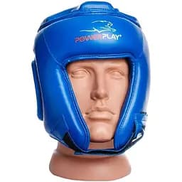 Боксерський турнірний шолом PowerPlay 3045 XL Blue - мініатюра 2