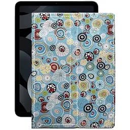 Чехол StatusCASE из экокожи для планшета Apple iPad Air 5 2022 Круги-цветные