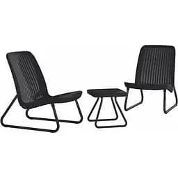 Комплект садових меблів Keter Rio Patio Set графіт