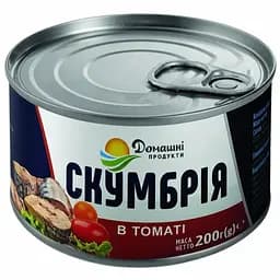 Скумбрия Домашні продукти в томате 200 г