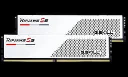 Оперативна пам'ять G.Skill 64GB (2x32GB) DDR5 6000MHz Ripjaws S5 White (F5-6000J3040G32GX2-RS5W)