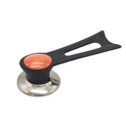 Ручка підставка для кришки каструлі сковороди 15.5 см Жовтогарячий, Kitchen Master Помаранчевий 86541