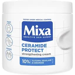 Зміцнювальний крем Mixa Ceramide Protect з керамідами для дуже сухої шкіри 400 мл 