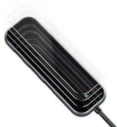 Мультіпортовий адаптер USB Хаб Baseus Multi-functional HUB 3USB3.0/HD4K/PD Gray CAHUB-BZ0G - мініатюра 4