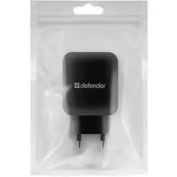 Зарядное устройство Defender 2xUSB 12W 2.1А EPA-13 черный (83840)