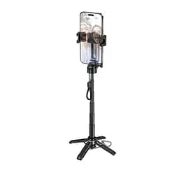 Селфі-монопод HOCO K27 Magic portable mini live broadcast stand Black - мініатюра 5