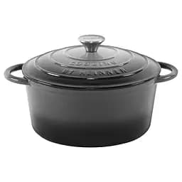 Кастрюля с крышкой Heinner Marble Grey чугунная эмалированная серый мрамор (HR-ZVC-S26)