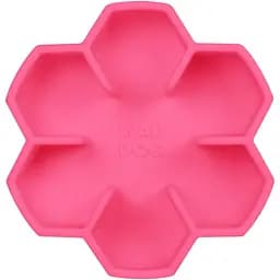 Миска собак та котів Waudog Silicone для повільного харчування 750 мл рожева - мініатюра 2