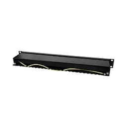 Патч-панель 24 порти NVC-PN-12/24 CAT5/CAT6 19" 1U екранована (73-00145) - мініатюра 4