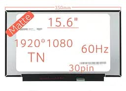 Матриця NT156FHM-N61 екран для ноутбука 15.6" TN 60Hz 1920×1080, матова, 30pin, Slim, narrow border 350mm 220 cd/m2, 45/45/20/40, 500:1 , Slim, 15.6", 1920x1080, 30pin, матова, 60Hz