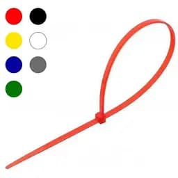 Стяжки для кабелю, 150 мм х 2.5 мм, 100 шт, асорті, Takel