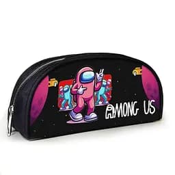 Пенал школьный Амонг Ас/Among Us 23х10х8 см с принтом для мальчика (02809)