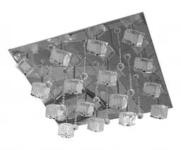 Люстра потолочная Brille галогенная G4 20W CH (BR-01 275C/1)