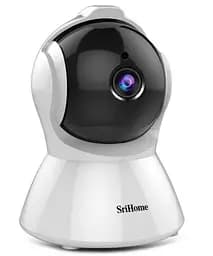 IP-камера автоматичного стеження SriHome SH025 1080P AI Білий EU Plug - мініатюра 2