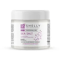 Сіль для ванн з іонами срібла, пантенолом та олією м'яти Shelly 550 г