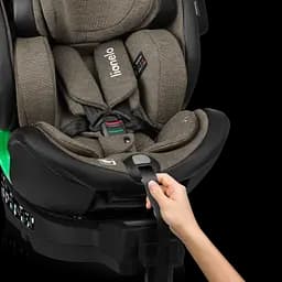 Автокрісло Lionelo Harmony I-Size Green Olive Leather - мініатюра 4