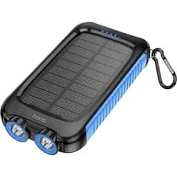 Зовнішній акумулятор Hoco DB51 8000mAh Sunpower solar power bank with light + сонячна панель 6942007621403