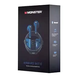 Навушники Monster Bluetooth XKT10 Wireless Bluetooth 5.2 Gaming earbuds 300mAh сині - мініатюра 2