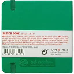 Блокнот для графіки Royal Talens Art Creation 12х12 см 140г/м2 80л Forest Green - мініатюра 2