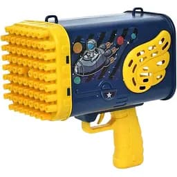 Мыльные пузыри XB-16 длина 7.5 см, пластик, от 3 лет, встроенная подсветка, желтый