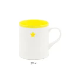 Чашка МВМ My Home, 300 мл, жовта (KP-47 YELLOW) - мініатюра 2