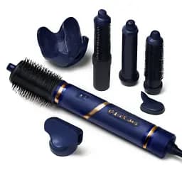 Фен-стайлер VGR V-477 з іонізацією, темно-синій, 7 в 1, 1400 Вт