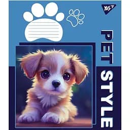 Набор тетрадей Yes Pet style, в линию, 12 листов, 25 шт. (766292)