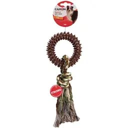 Игрушка для собак Camon хлопковая веревка с кольцом, 28 см