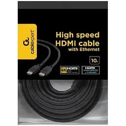 Кабель Cablexpert HDMI - HDMI V 2.0 (M/M), 10 м, чорний пакет (CC-HDMI4-10M)