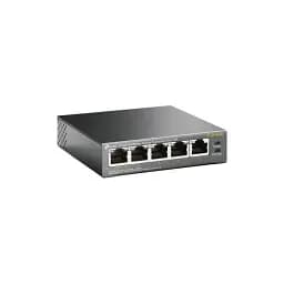 Комутатор TP-LINK TL-SF1005P, 5x10/100Mb/s, 4xPoE 56W, пластиковий корпус, некерований - мініатюра 2