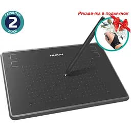 Графічний планшет Huion Inspiroy H430P + рукавичка